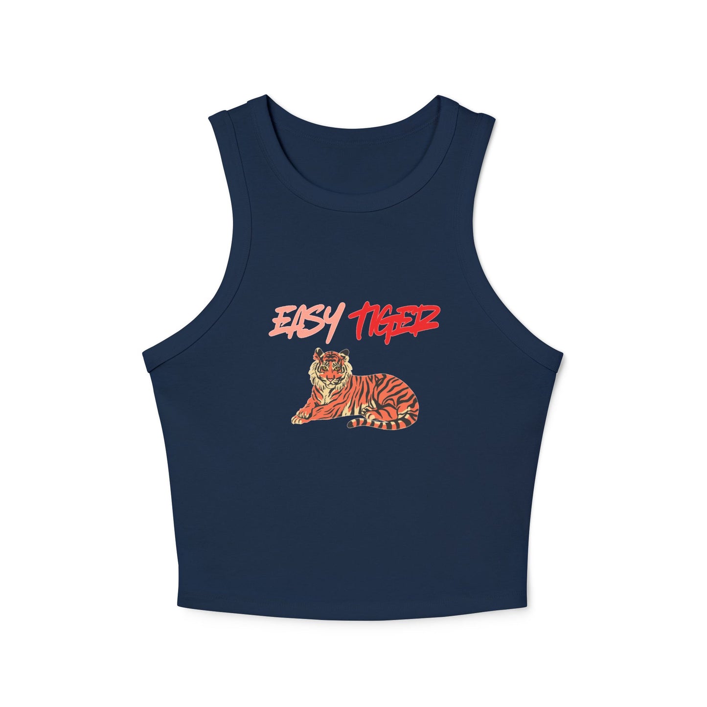 Women's Tiger Graphic Racer Tank Top