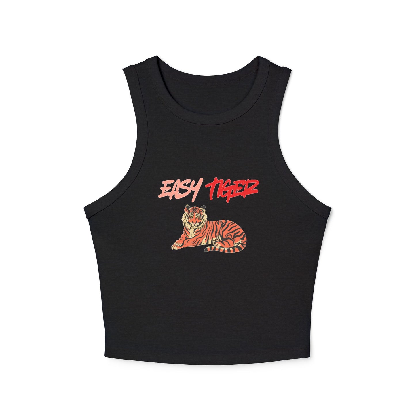 Women's Tiger Graphic Racer Tank Top