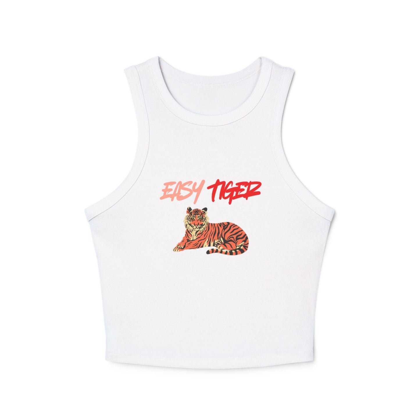 Women's Tiger Graphic Racer Tank Top