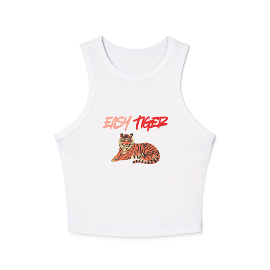 Women's Tiger Graphic Racer Tank Top