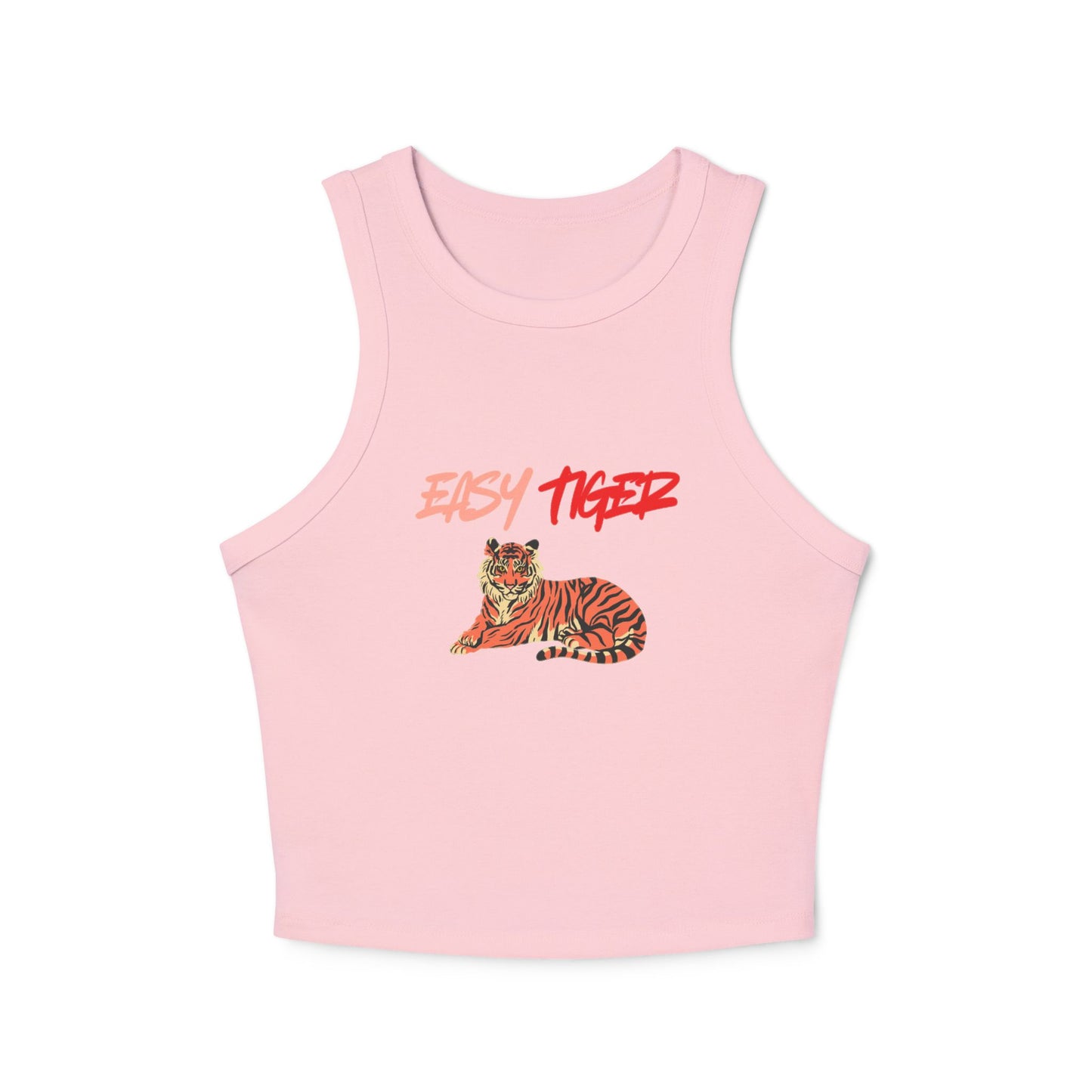 Women's Tiger Graphic Racer Tank Top