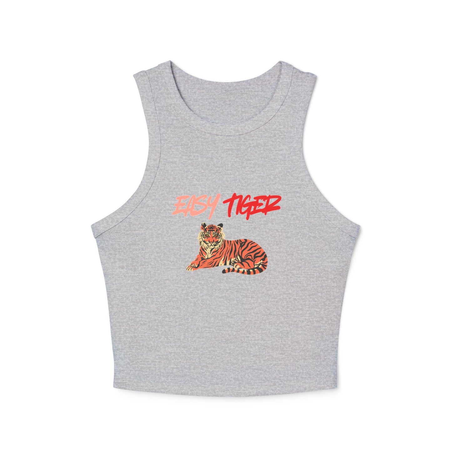 Women's Tiger Graphic Racer Tank Top