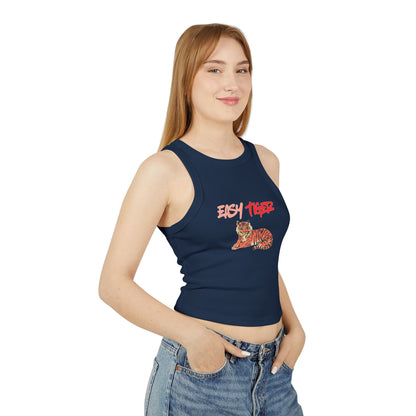 Women's Tiger Graphic Racer Tank Top