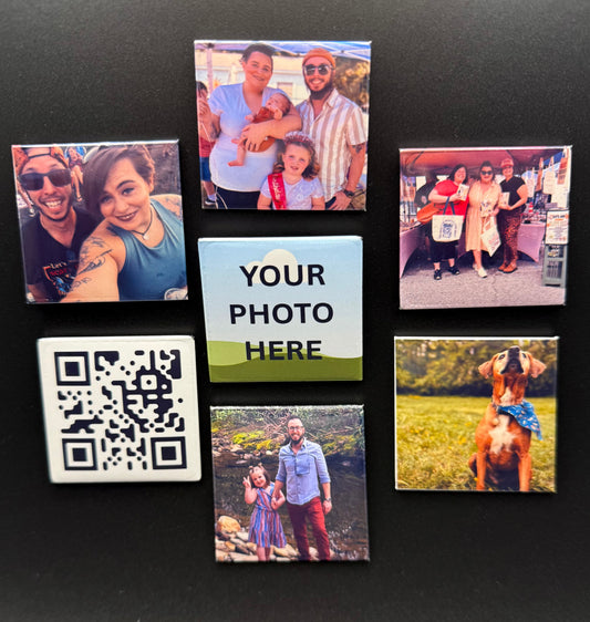 2x2 Customizable Photo Magnets